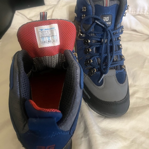 3G Brideng high top ankle outdoor hiking boot gray black blue - Picture 3 of 6